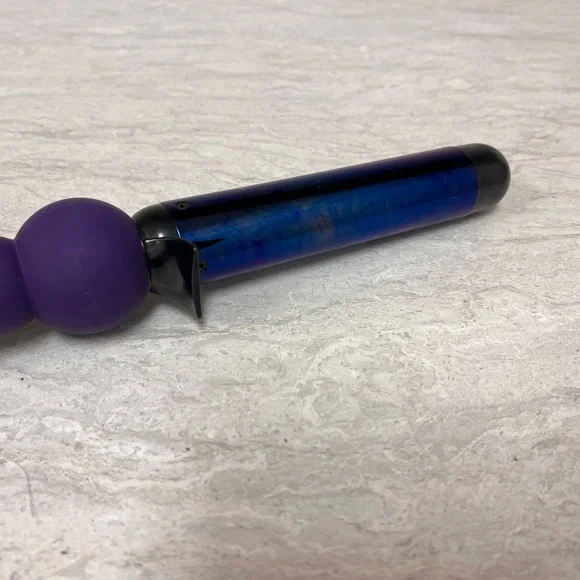 Bed Head Rough Volume Digital Hair Curling Wand 1 1/4" BH379 Purple Teal - Picture 3 of 5